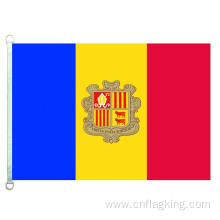 Andorra national flag 100% polyster 90*150CM Andorra banner